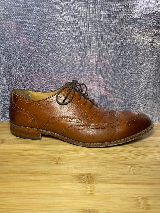 Beckett Simonon Men\'s Yates Oxford Wingtip Lace Up Leather Dress Shoes Brown 10 main image 14